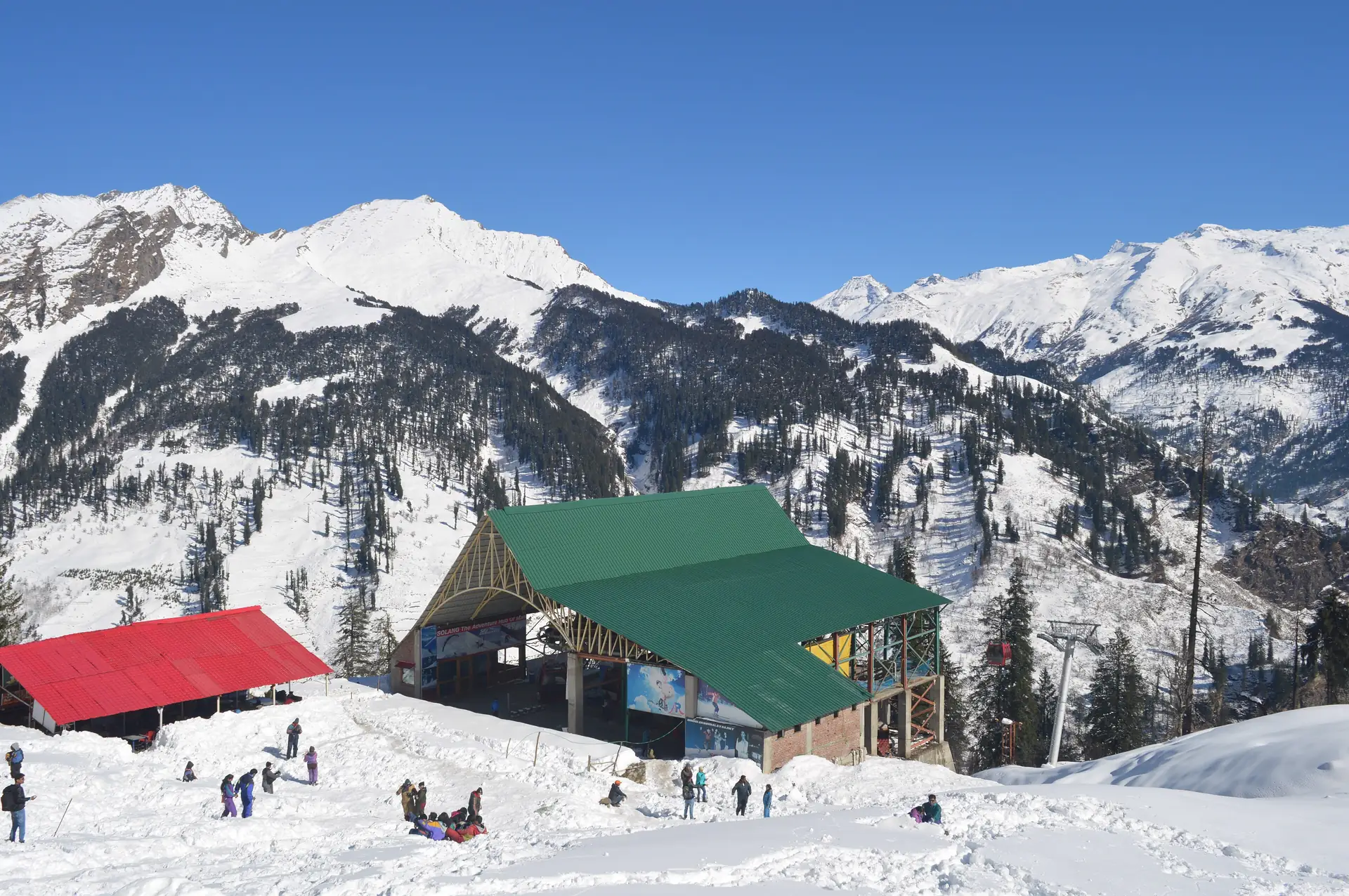 Solang under snow