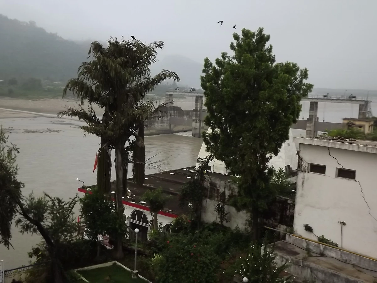 Gurdwara Paonta Sahib on the bank of the Yamuna