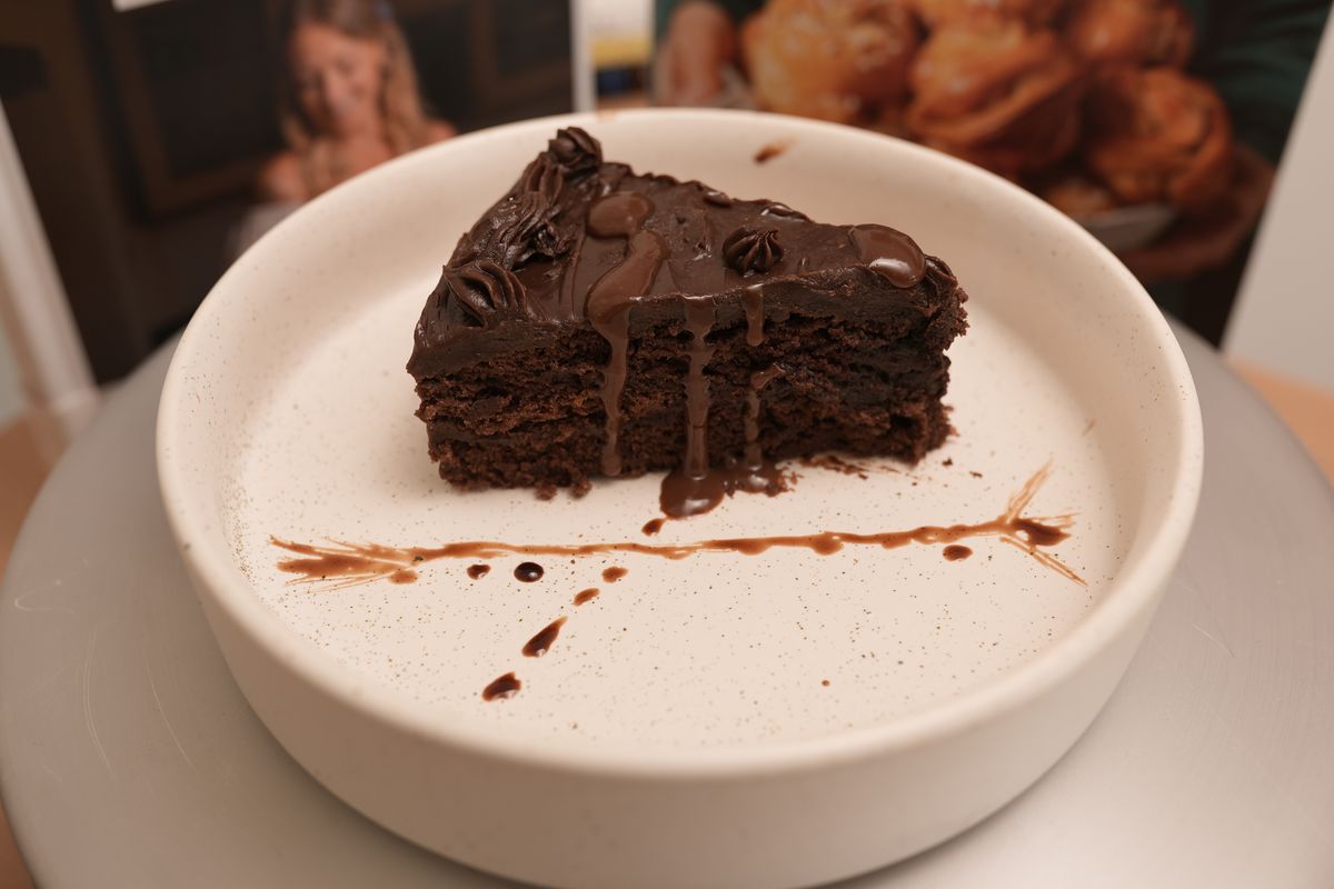 Chocolate truffle slice
