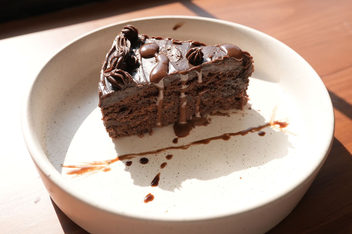 Layered chocolate truffle
