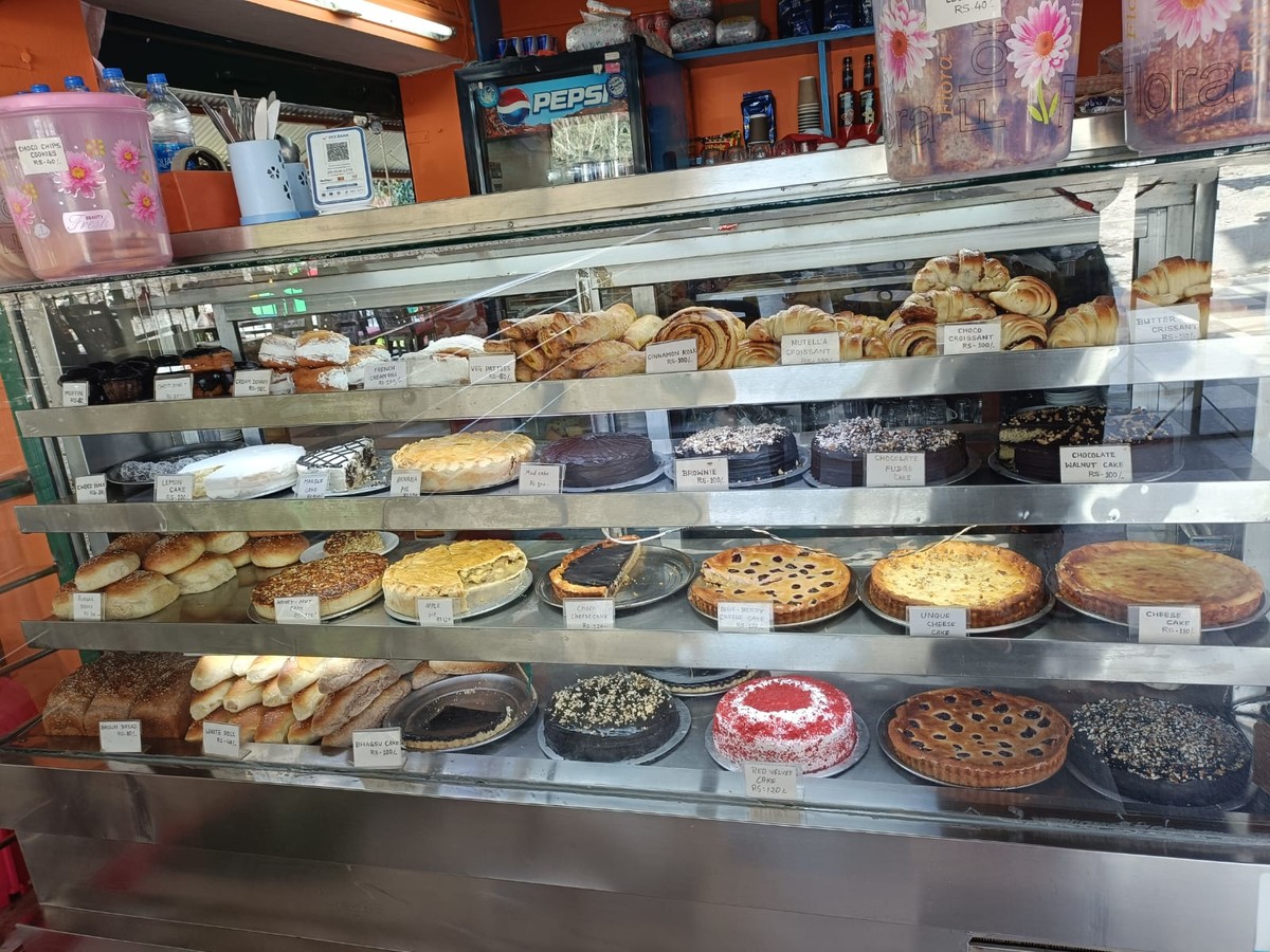 The German bakery counter
