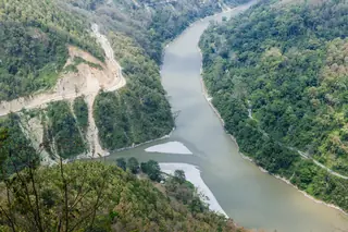 Teesta Bazaar — the Teesta and Rangeet confluence below Kalimpong
