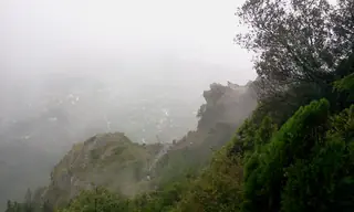 Chauli Ki Jali — the cliffs for climbing and valley views