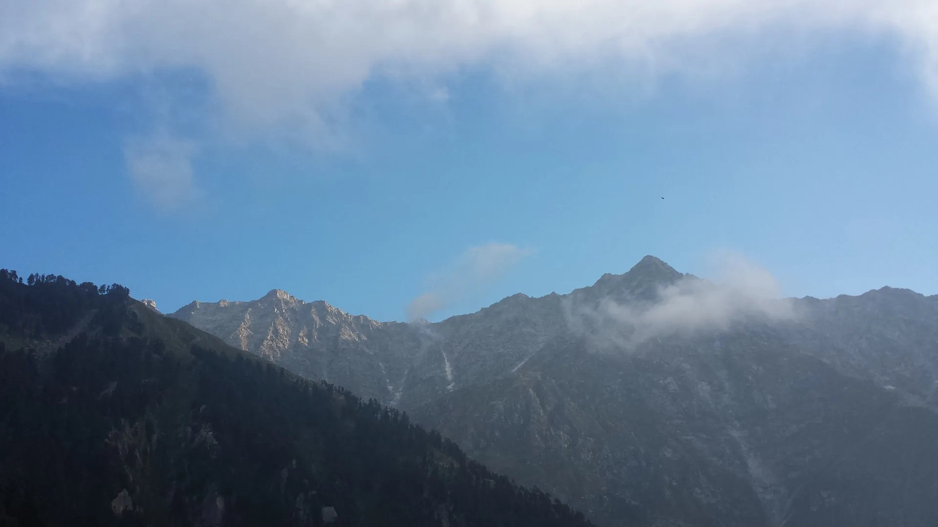 The Dhauladhar range seen from Triund