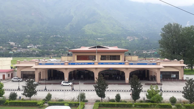 The terminal at Bhuntar airport