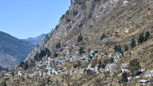 The Parvati close below Barshaini in November