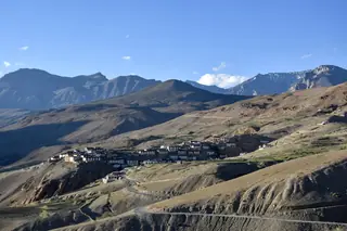 Kibber village in the Spiti valley