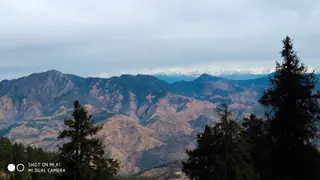 The Himalaya view from Kufri