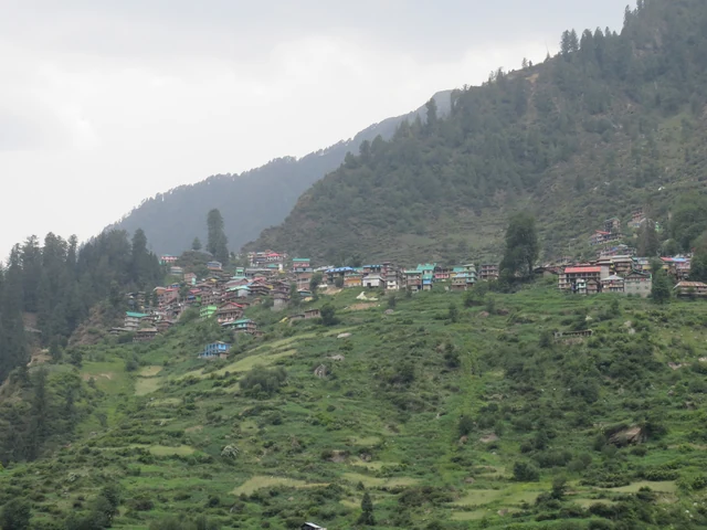 Malana village on its hillside