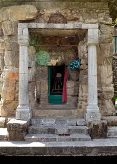 Mamleshwar Temple, Pahalgam — the old stone shrine on the Lidder