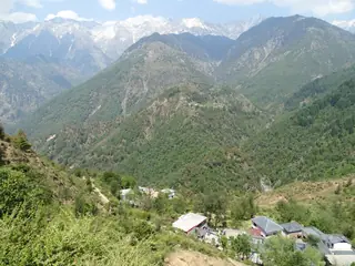 Alpine valley view from Naddi