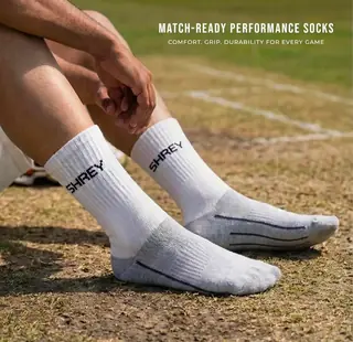 Shrey Original Match Socks — Cricket Accessories (view 3 of 4)