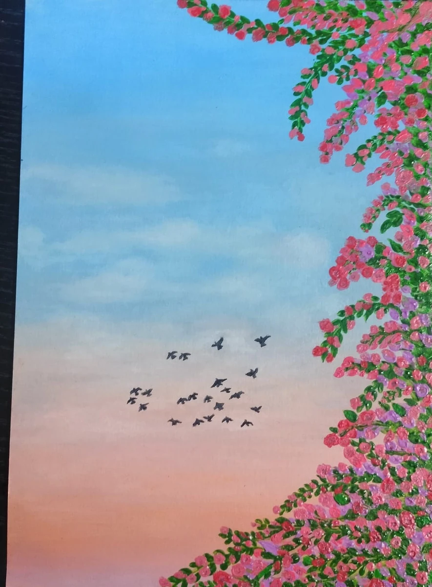 Bougainvillea Evening