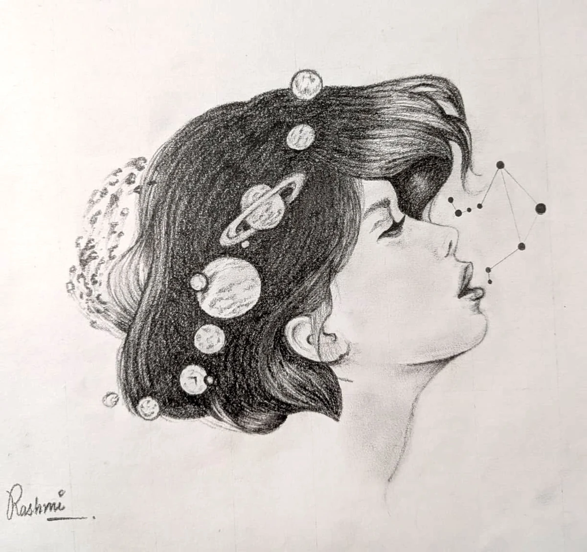 Constellations — Graphite on paper