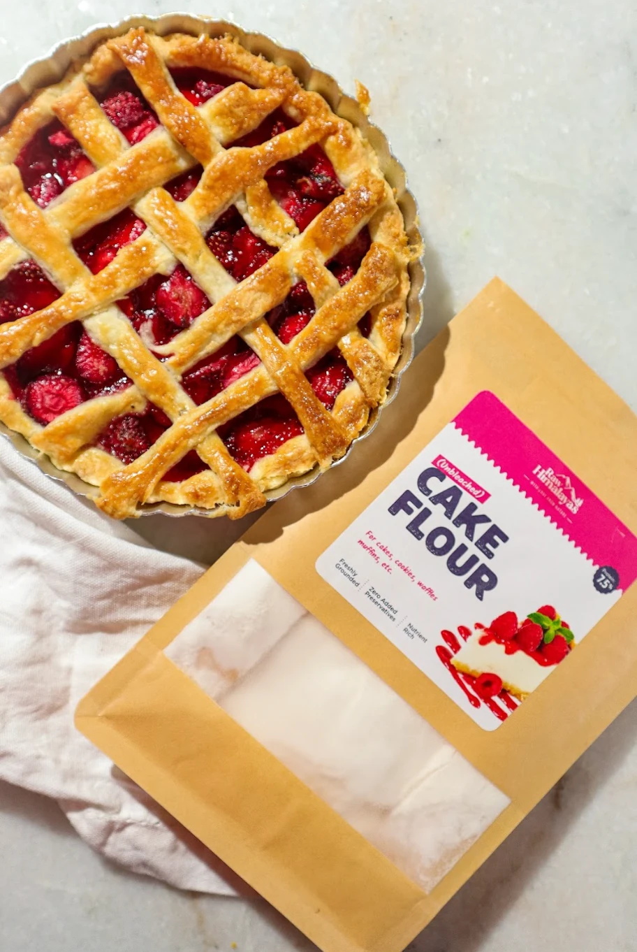 Pies & cakes baked with Cake Flour