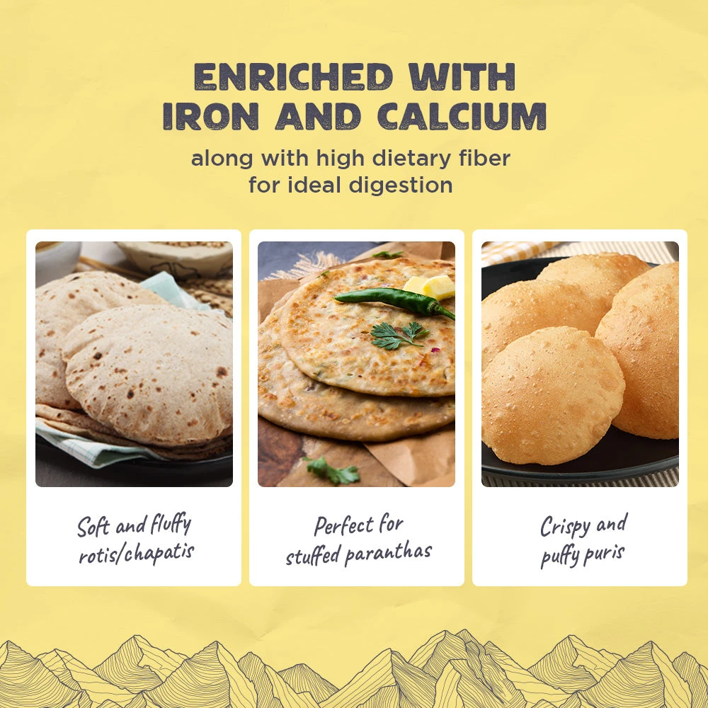 Roti King Himalayan Flour - Enriched with Dietary Fiber