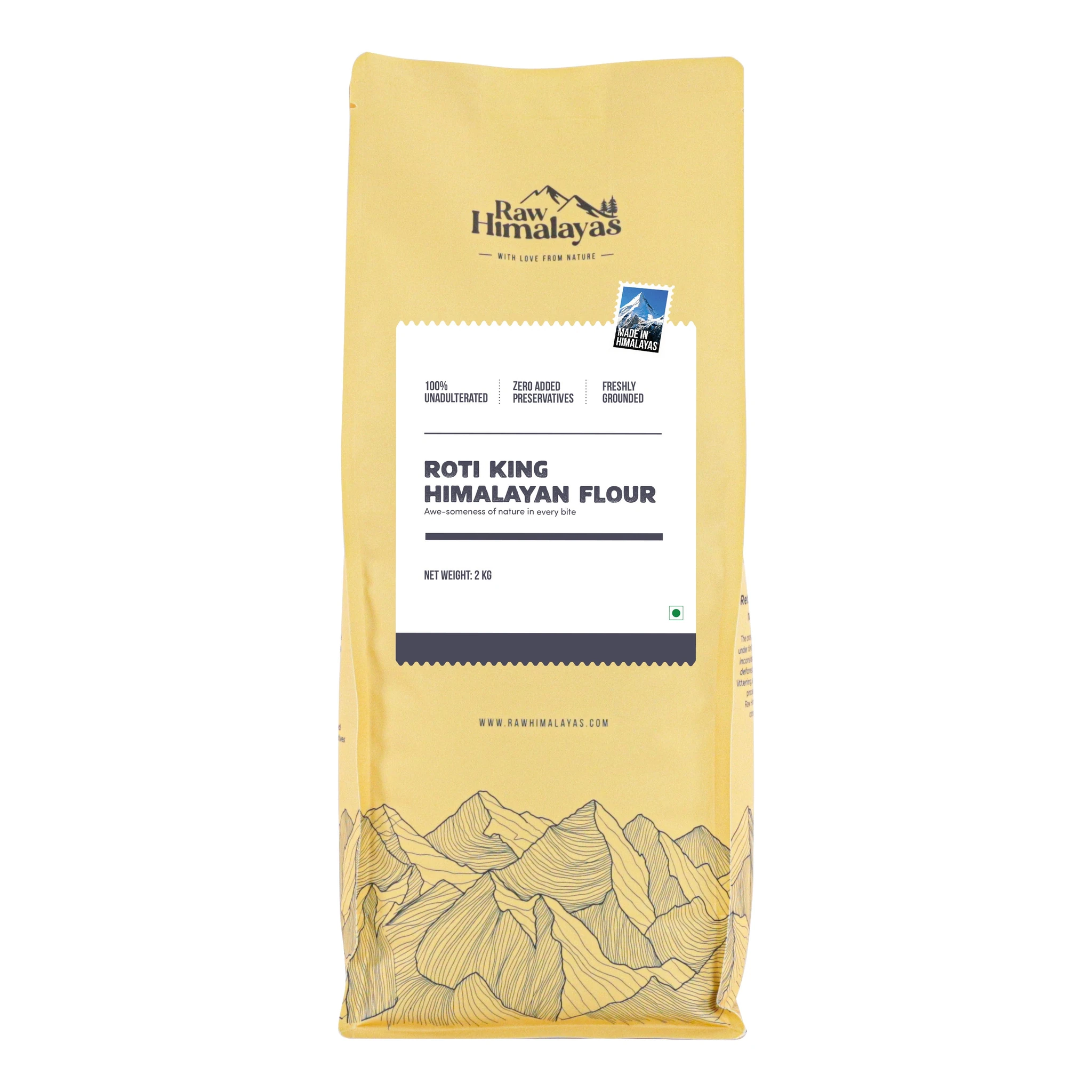 Roti King Himalayan Flour - Enriched with Dietary Fiber