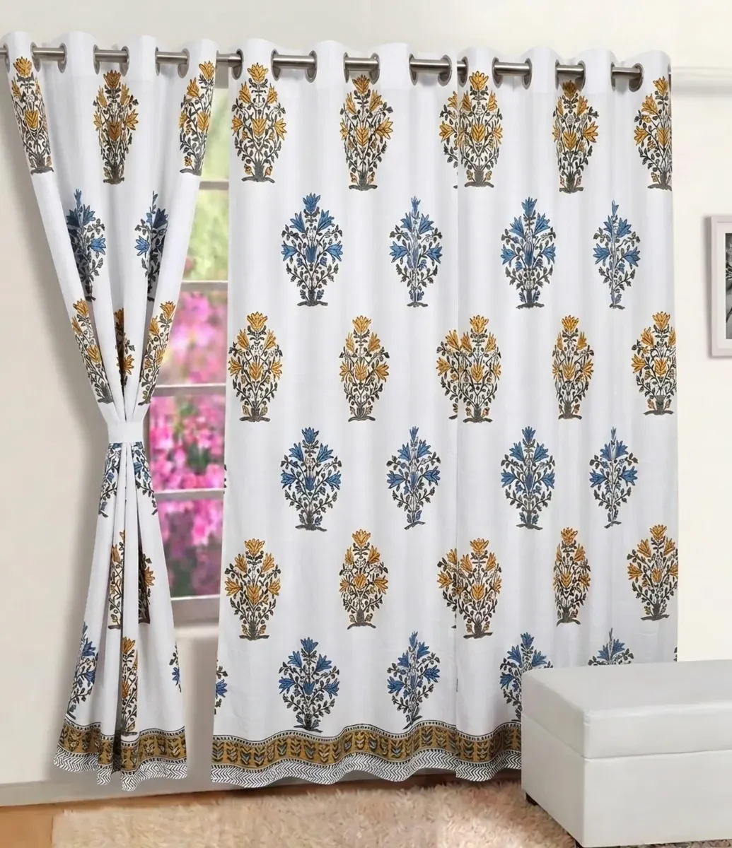 Floral Rajasthani Curtain