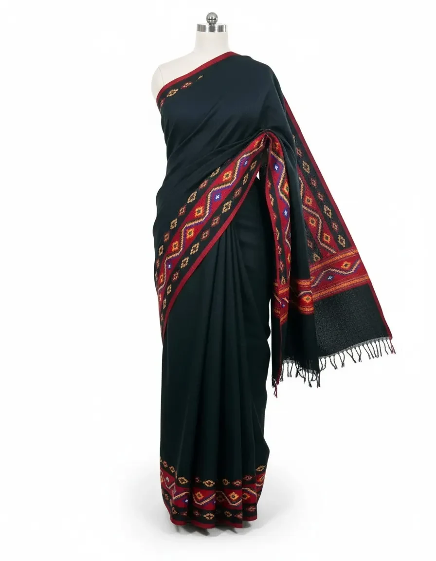 Traditional Himachali Handwoven Saree