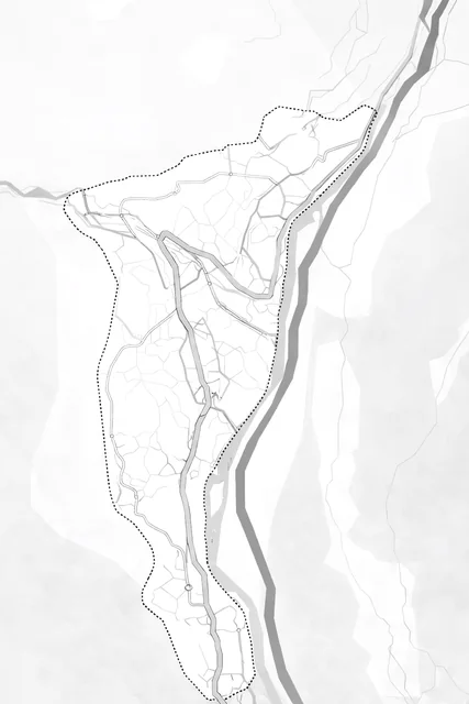 Kullu's street network alone